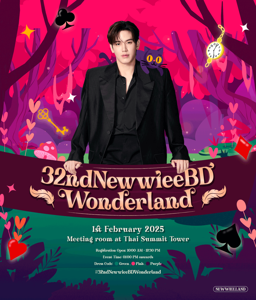 newwieeland_FC's tweet photo. #32ndNewwieeBDWonderland
#Newwiee 🎂🩷✨️
UPDATE : The Final List 📄✅️
Congrats, see you all 🙋🏻‍♂️🙋🏻‍♀️✅️
https://t.co/E6PmL45ZWe https://t.co/KnHYIWomhg