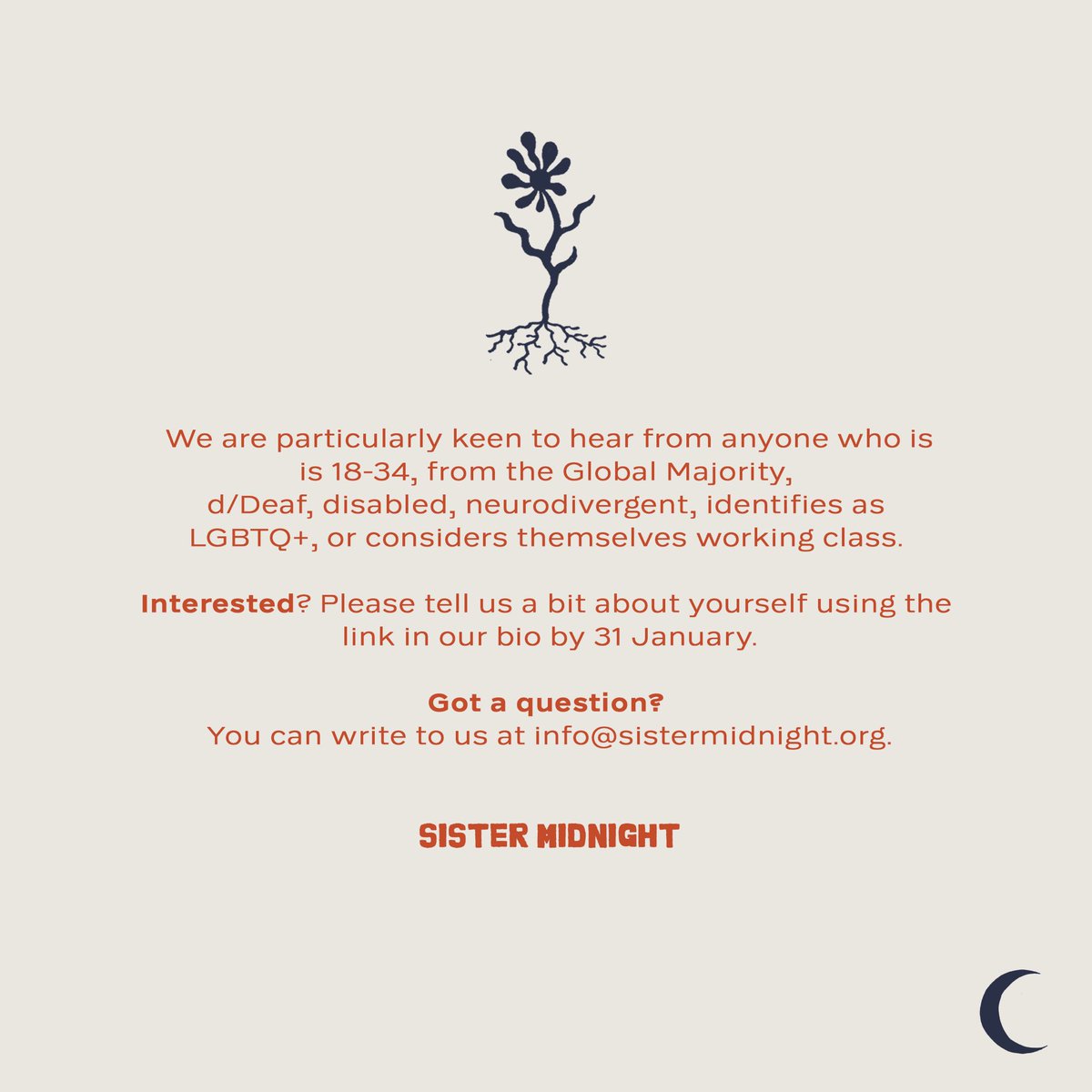 sistermidnightt's tweet image. Calling all Lewisham residents 🧡

We are looking for people to join Sister Midnight’s committee over the next year and a half to help shape the development of our community-owned music venue! 

Swipe for more details and follow the link in our bio to apply 🔗