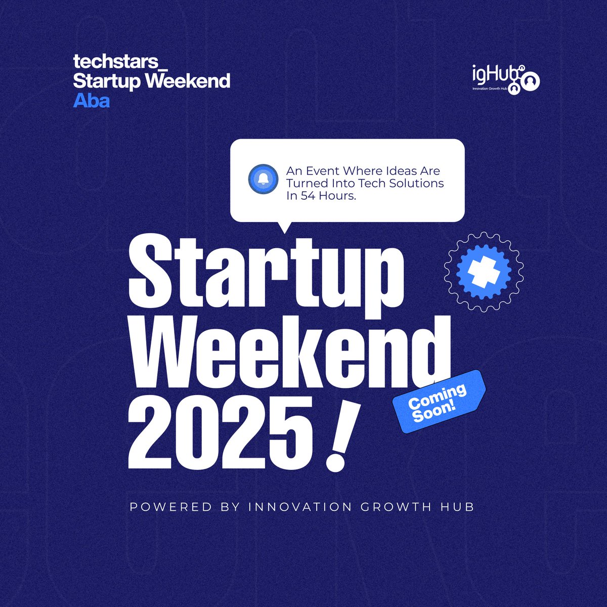 theighubafrica's tweet photo. Unlock Your Entrepreneurial Potential at Startup Weekend
#StartupWeekend #Entrepreneurship #InnovationInAction #LaunchYourStartup #CollaborateAndCreate #StartupJourney #TechCommunity #FutureFounders #BuildIn3Days #MentorshipMatters #NetworkingOpportunities
#DisruptTheNorm https://t.co/kXAONoi2Hw