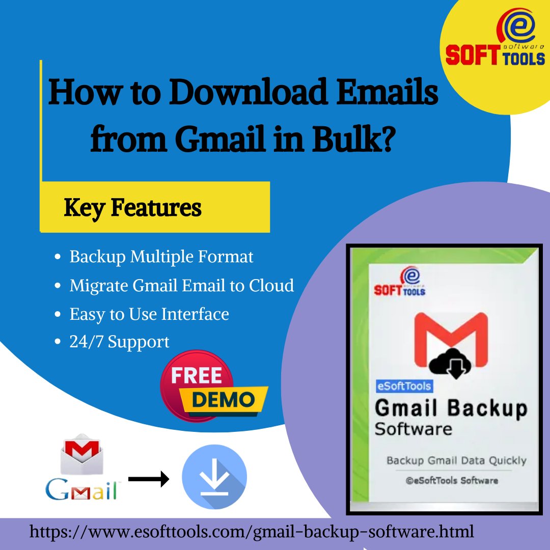 esofttools's tweet image. How to Download Emails from Gmail in Bulk?

Download bulk emails from your Gmail without losing any data just by using eSoftTools Gmail Backup Software.

Visit more:- ittoolsblog.com/download-email…

#gmailemailbackupsoftware #takegmailemailbackup
