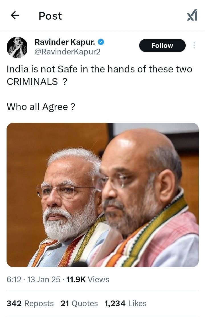 DR RAJESH THAKUR (@r_k_thakur) on Twitter photo I am not a supporter of any party, but abusing the PM and HM is derogatory and this so called gentleman who has forgotten his limits must be reminded. Though I am not a blue tick like him but probably cultured enough not to be stupid.<a href="/DelhiPolice/">Delhi Police</a> <a href="/PMOIndia/">PMO India</a> <a href="/HMOIndia/">गृहमंत्री कार्यालय, HMO India</a> I am not a supporter of any party, but abusing the PM and HM is derogatory and this so called gentleman who has forgotten his limits must be reminded. Though I am not a blue tick like him but probably cultured enough not to be stupid.<a href="/DelhiPolice/">Delhi Police</a> <a href="/PMOIndia/">PMO India</a> <a href="/HMOIndia/">गृहमंत्री कार्यालय, HMO India</a>