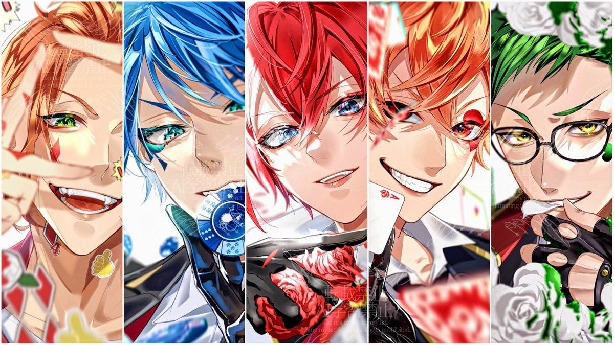 JOE_999_'s tweet photo. ♦️♠️ハーツラビュル❤️♣️
※ウォーターマークを入れた再掲です
#twstファンアート https://t.co/lErdHP2xwP
