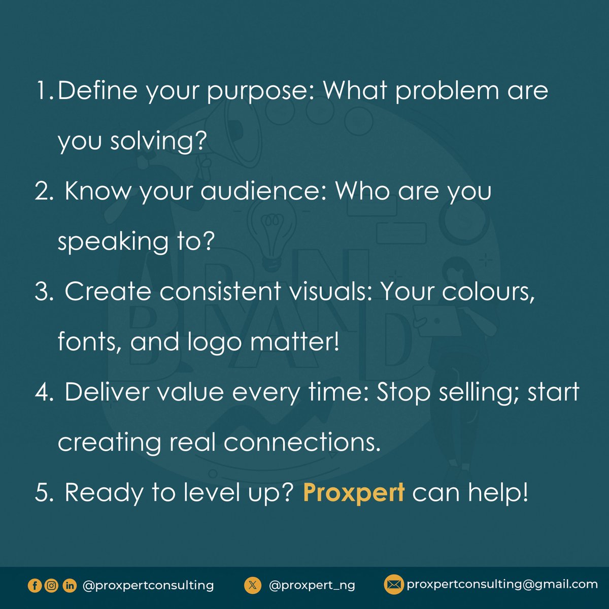 proxpert_ng's tweet photo. Your brand deserves to shine. 🙂✨

-

#proxpert #contentmanagement #everythingwriting #bookpublishing #contentwriting #socialmediamanagement #digitalproducts #copywriting #coachingandaccountability #professionalism #expertise #editing #proofreading #books #reading #ghostwriting https://t.co/FpcsZtfO6t