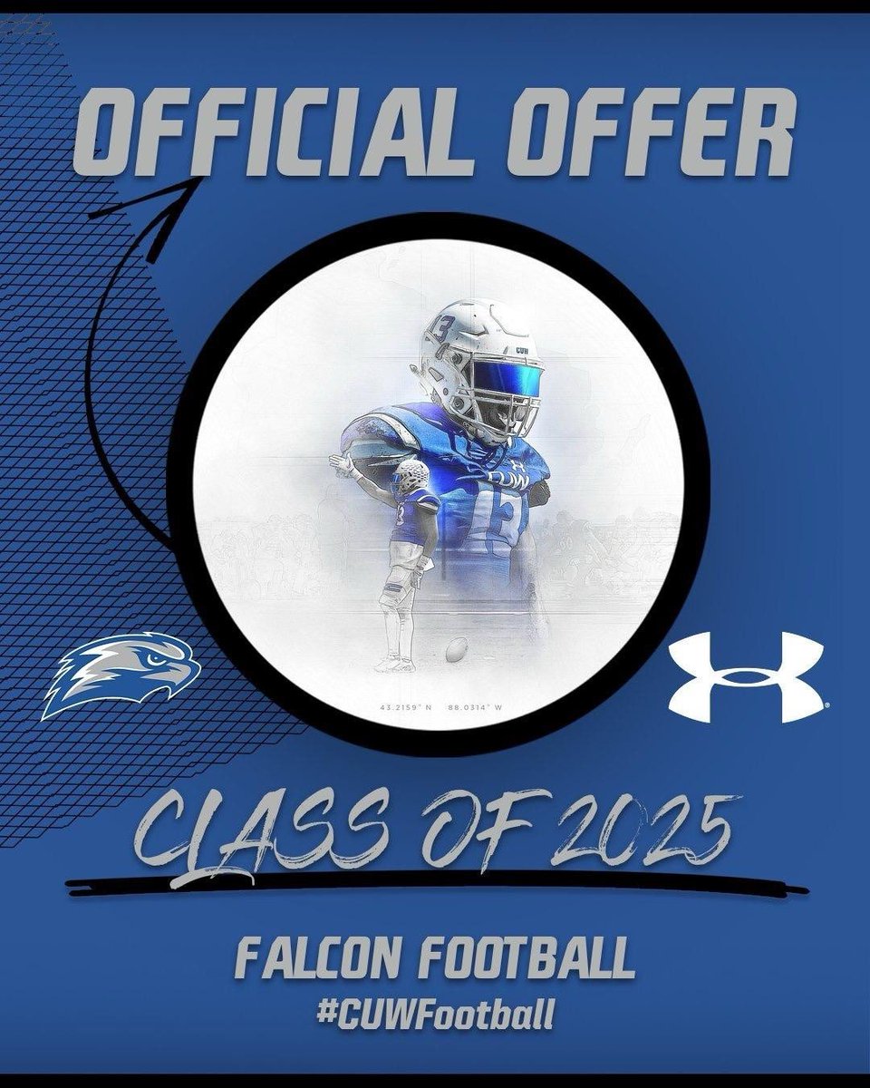 nel_shamarr7's tweet photo. After a great visit and further talks with @JakeRiportella &amp; @CoachNErling51 I am blessed to receive my first offer from @CUWFB #AGTG #gofalcons https://t.co/9Ayv6FUo49