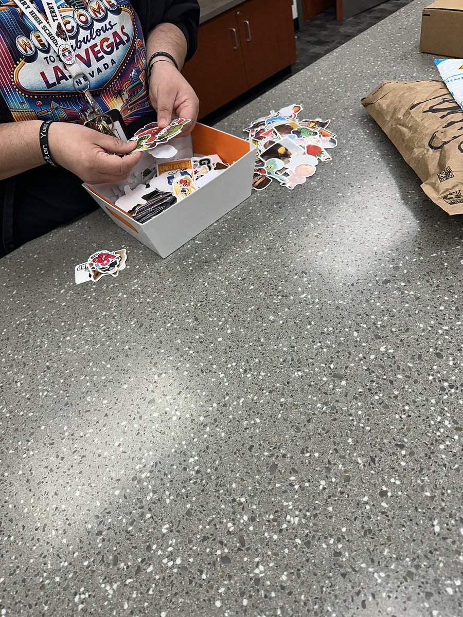 CounselorLokey's tweet image. “Happy National Sticker Day! 🎉 Our amazing @Terry_Rangers admin team surprised us with stickers to celebrate—such a fun way to add personality to our planners, water bottles, and more. How are you celebrating today? Share your favorite stickers! #NationalStickerDay #StickerLove”