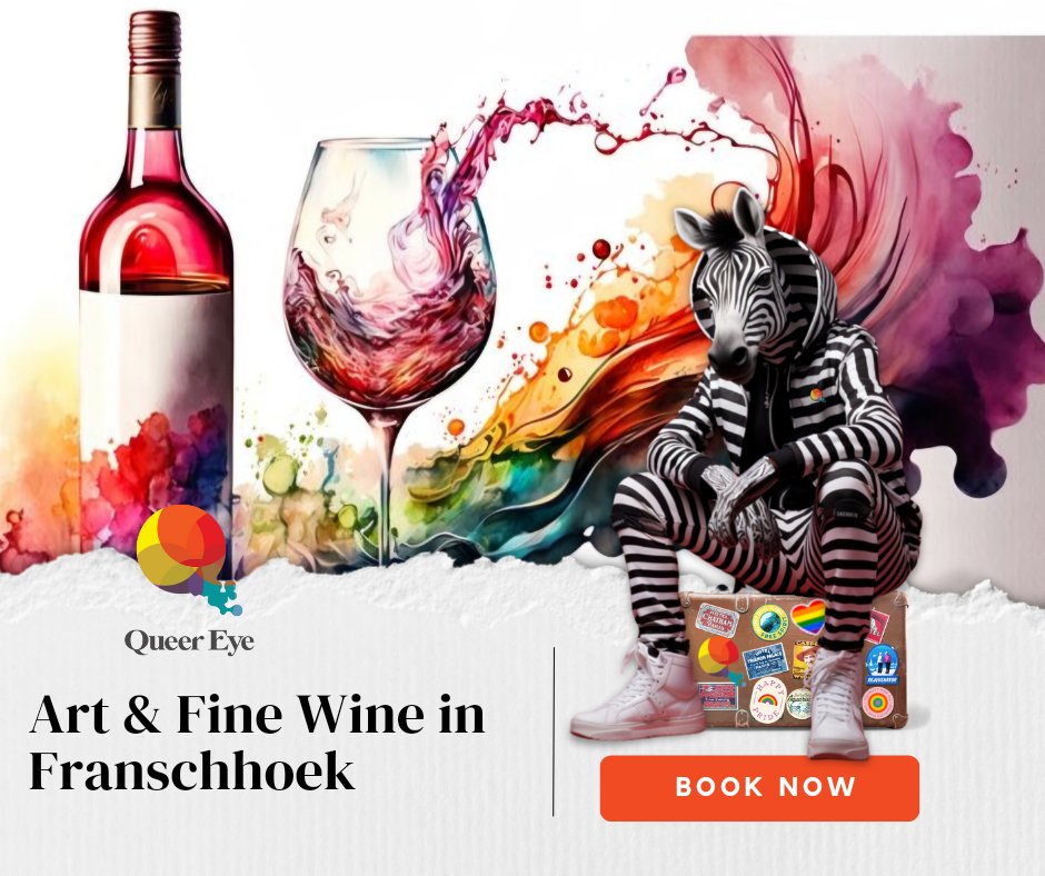 QUEER EYE TOURS - Traverse the French Corner (Franschhoek) as we Explore Exquisite Art and Sip on Wines....👨🏽‍🎨🍷🎨

queereyetours.com/trip/art-with-…

MAKE SURE YOU BOOK YOURS!

queereyetours.com

CAPE TOWN / SOUTH AFRICA / AFRICA