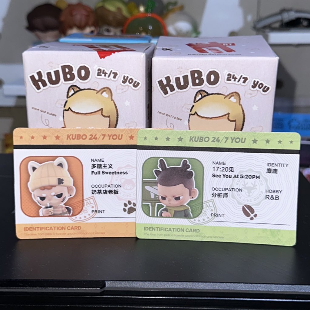 marcogono's tweet photo. wts lfb popmart ph

kubo 24/7 you
— full sweetness - ₱600
— see you at 5:20pm - ₱500

fresh pull
sealed foil

loc: manila
mop: gcash
mod: sdd, j&amp;t https://t.co/KIDjHsv9PH