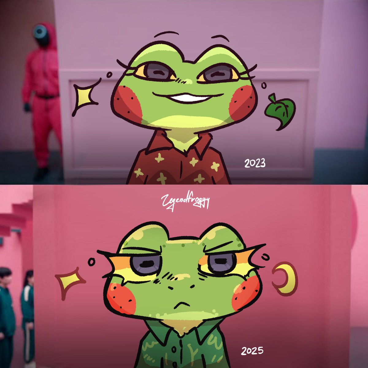 legendfroggy's tweet photo. froggy's squid game 🦑 https://t.co/sfpqSlQNiM