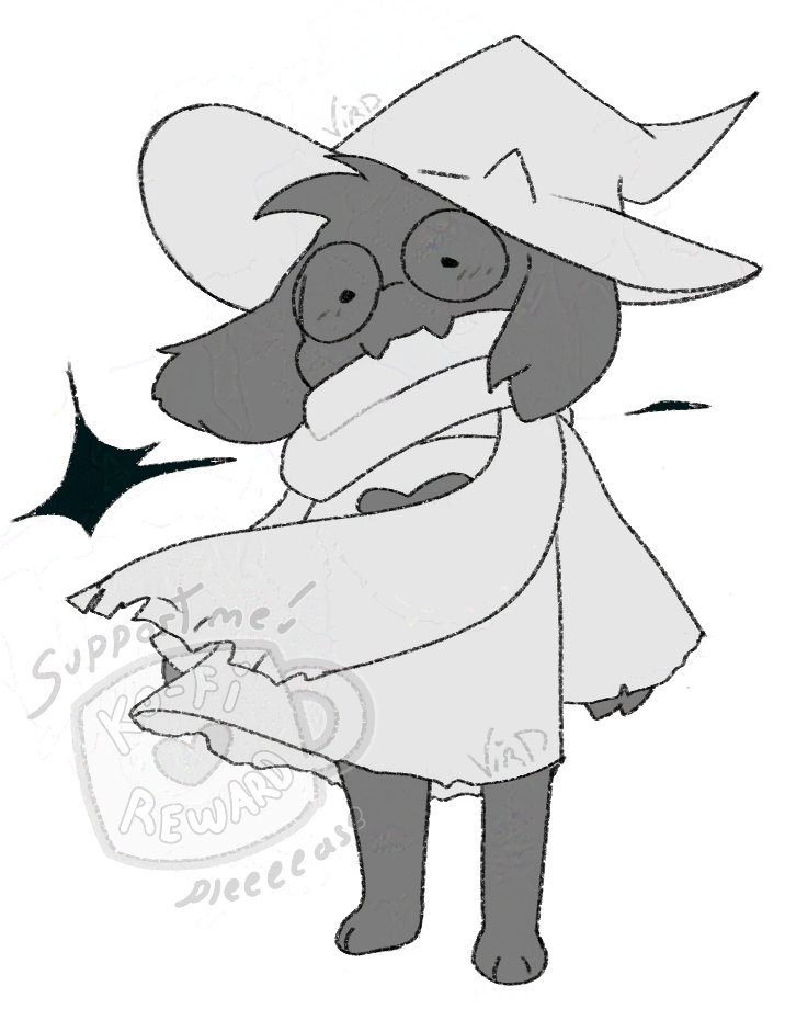 Virdthebird's tweet photo. ✨Ko-Fi 5eur reward!!

  Look!! its the boy!! it was very nice to draw him!!

To get monthly sketches, check it out here:

#ralsei #deltarune #art https://t.co/MfKdLZZdI2