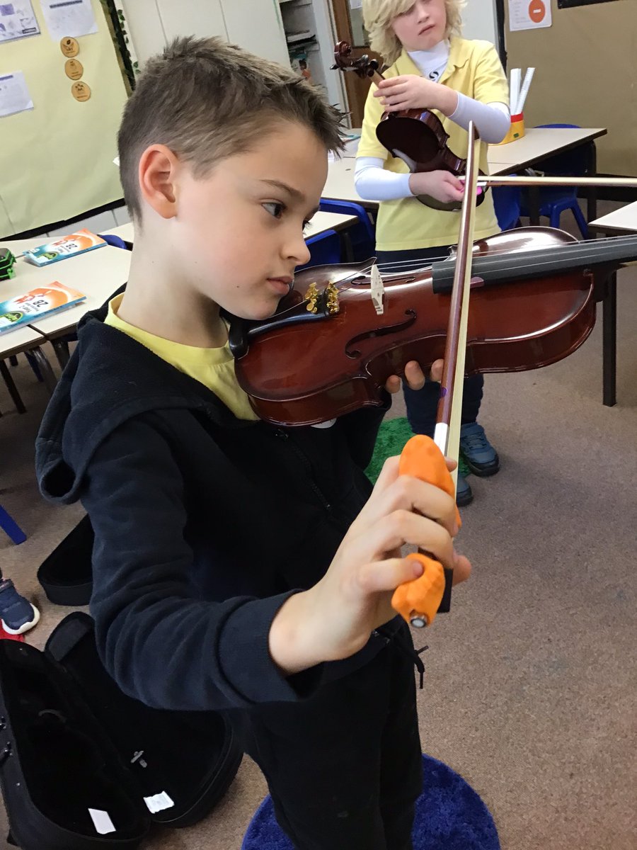 Learning violin is so much fun! Thank you Mrs Goodwin for giving us this amazing opportunity to learn violin! Gayton’s new Monday lunchtime violin club got off to a flying start today. Lots of talented violinists in the making! <a href="/GaytonPrimary/">Gayton Primary</a>