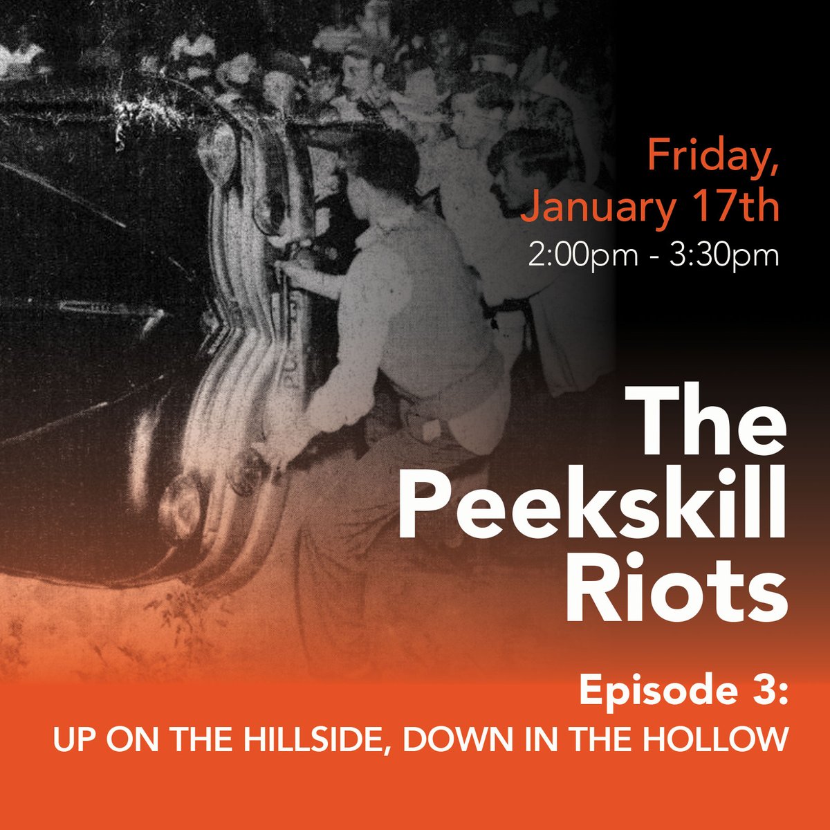 HenHudLibrary's tweet photo. This 3rd episode of a 5-part docuseries focuses on the first of the two Peekskill Riots and the unprecedented level of violence that turned Peekskill from a small riverside city into the center of national controversy. Visit our website to register.
#PaulRobeson #Peekskillriots https://t.co/Zxn8RQeZ6D
