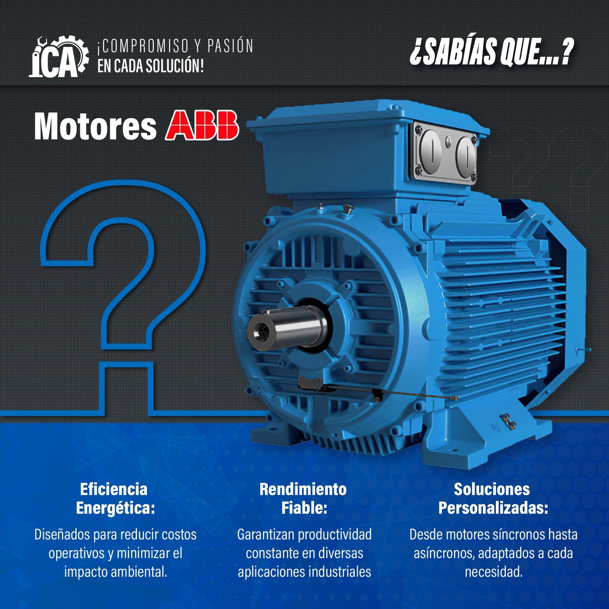 ICAutomatizados's tweet photo. 💡 ¿Sabías que los motores y generadores ABB están transformando la industria?
En ICAutomatizados, distribuimos motores ABB que optimizan tus procesos con soluciones sostenibles y de alto rendimiento.

#MotoresABB #EficienciaEnergética #TransformaciónIndustrial #Sostenibilidad https://t.co/gG7JhaSPJh