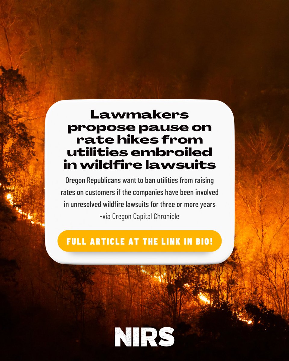 Utility companies like PacifiCorp are raising rates on customers while delaying justice for wildfire victims. 💡🔥 It's time to hold utilities accountable and stop rate hikes that burden those already impacted by disaster. oregoncapitalchronicle.com/2025/01/07/law… #ProtectRatePayers