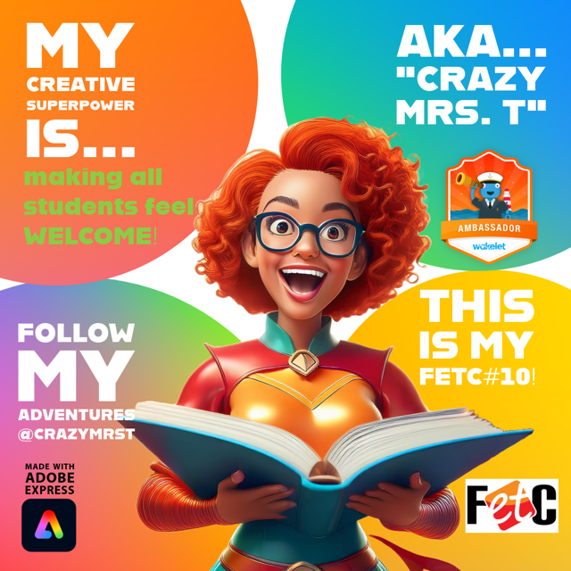 Robin Thompson π #GLMASI25 (@crazymrst) on Twitter photo β€οΈππ» Canβt wait to see all my #edtech #librarian friends this week <a href="/fetc/">FETC</a> in Orlando! Let the learning commence! #AdobeEduCreative #EduGuardians
<a href="/AdobeForEdu/">Adobe For Education</a> <a href="/EduGuardian5/">EduGuardians</a> β€οΈππ» Canβt wait to see all my #edtech #librarian friends this week <a href="/fetc/">FETC</a> in Orlando! Let the learning commence! #AdobeEduCreative #EduGuardians
<a href="/AdobeForEdu/">Adobe For Education</a> <a href="/EduGuardian5/">EduGuardians</a>