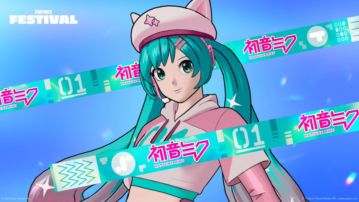 HatsuneMiku's tweet photo. Fortnite Neko Miku skin LEEK’D… ฅ^•ﻌ•^ฅ https://t.co/YIfhZBrKtU