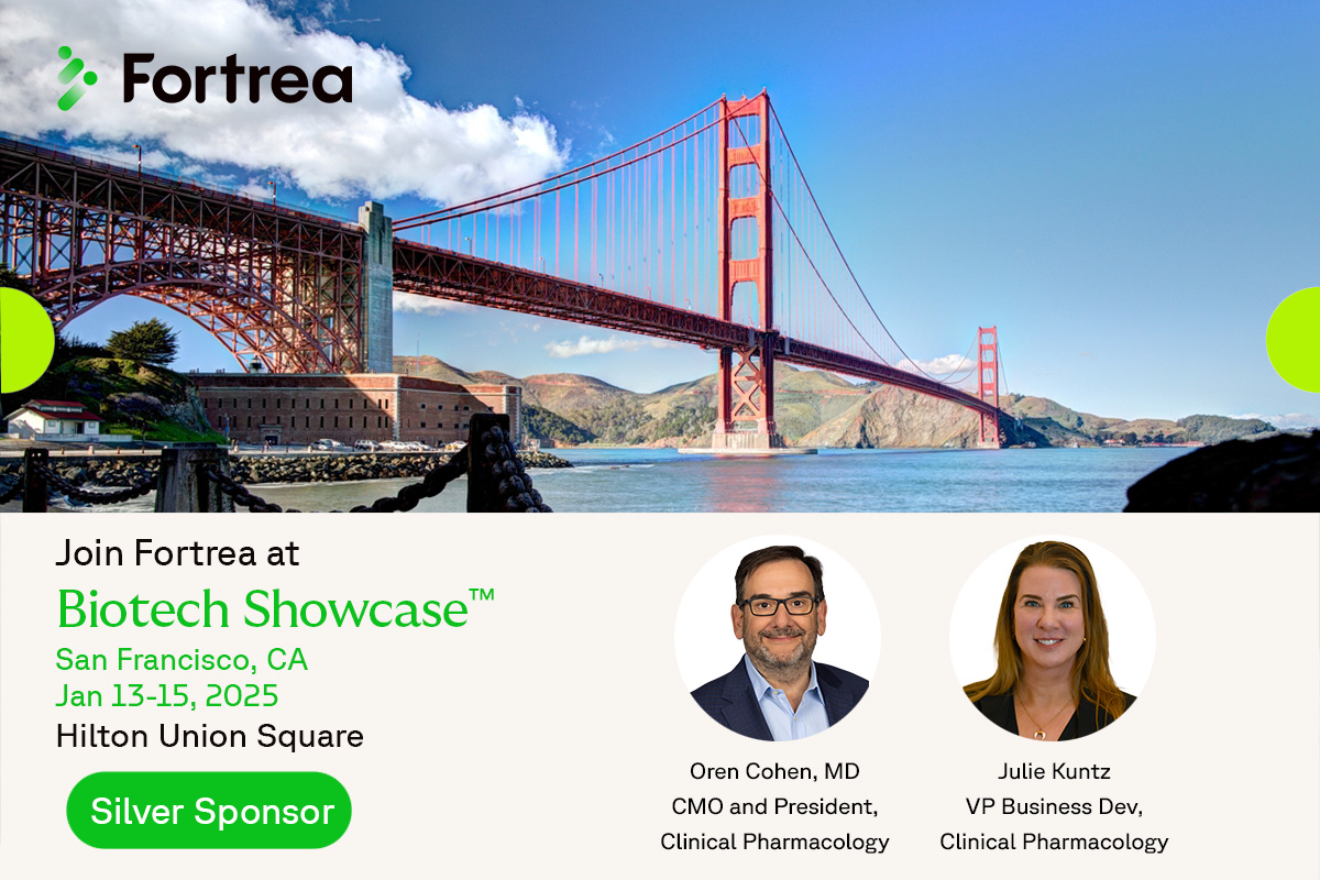 Fortrea's tweet photo. The #JPM2025 Biotech Showcase starts today!  This #investorconference allows #biopharma execs to engage 1-to-1 with #biotechnology companies. Connect with the #Fortrea leadership team through the Showcase PartneringONE® system: https://t.co/Lge5u20Y7B https://t.co/dEZBSZA2ZO