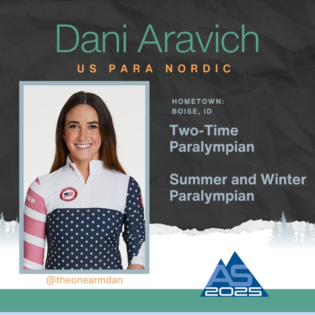 AdaptiveSpirit's tweet photo. From Division-I cross-country and track & field to training for the Paralympic Games, @theonearmdan's journey is a testament to perseverance and passion. Now, she’s embracing the world of Nordic skiing! Go Dani! @USParaNordic #meettheteam #athletefeature #girlboss https://t.co/A18KSdKN6r