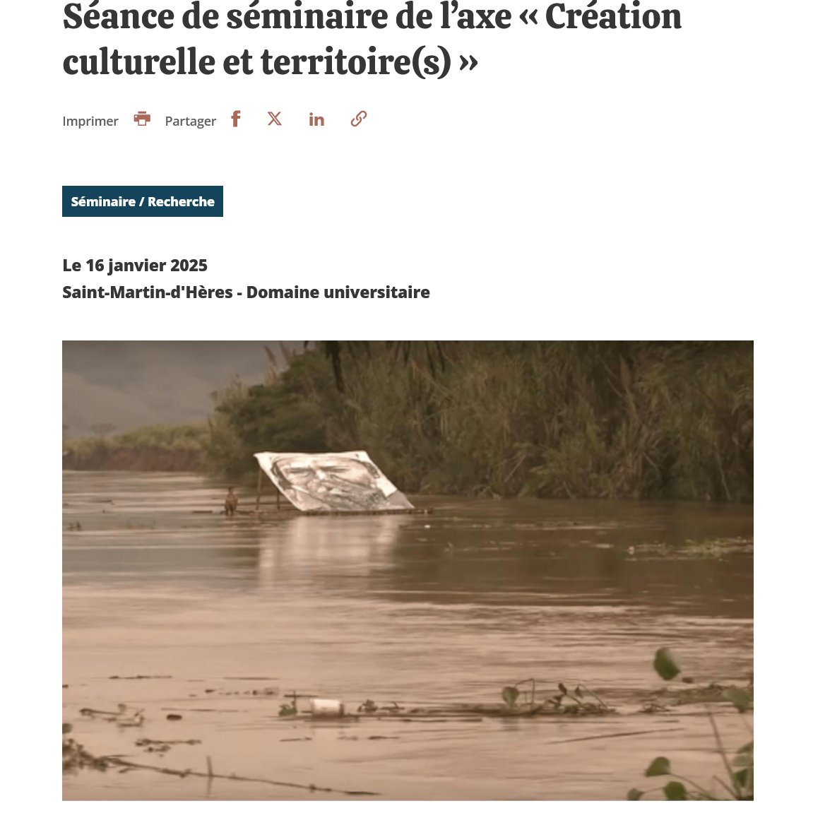 ▶️Nous aurons le plaisir d'écouter Christine Vandamme et Sonia Kerfa (ILCEA4) pour cette nouvelle séance.
🗓️16 janvier 2025 de 15h30 à 17h30
📍Tour IRMA, salle de réunion, 2e étage
↪️Info+ : bit.ly/40G5Ex3
