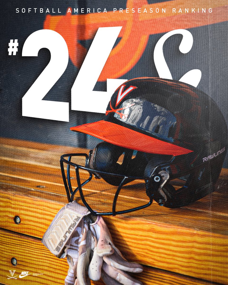 Softball America’s preseason rankings are out and the Hoos start the year at No. 24!

#GoHoos | #HoosNext