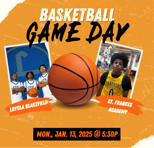 Maryland Varsity (@mdvarsity) on Twitter photo 🚨GameDay🚨Varsity Basketball
St. Frances Academy vs Loyola Blakefield
📺 Watch on: bit.ly/4fU1bvz
today @ 5:30p.
<a href="/BasketballDons/">Loyola Blakefield Basketball</a> <a href="/LoyolaDons/">Loyola Blakefield</a> <a href="/JasonLaCanfora/">Jason La Canfora</a> <a href="/jlegree24/">Jesse Legree 3⭐️ATH</a> <a href="/BlakeTHenry/">Blake Henry, CMAA</a> <a href="/_coach_JC/">Josh Czerski</a> <a href="/joey_odwyer/">Joey ODwyer</a> <a href="/sfa_boysball/">St. Frances Academy</a> <a href="/1trentmolen/">Trent Egbiremolen</a> 🚨GameDay🚨Varsity Basketball
St. Frances Academy vs Loyola Blakefield
📺 Watch on: bit.ly/4fU1bvz
today @ 5:30p.
<a href="/BasketballDons/">Loyola Blakefield Basketball</a> <a href="/LoyolaDons/">Loyola Blakefield</a> <a href="/JasonLaCanfora/">Jason La Canfora</a> <a href="/jlegree24/">Jesse Legree 3⭐️ATH</a> <a href="/BlakeTHenry/">Blake Henry, CMAA</a> <a href="/_coach_JC/">Josh Czerski</a> <a href="/joey_odwyer/">Joey ODwyer</a> <a href="/sfa_boysball/">St. Frances Academy</a> <a href="/1trentmolen/">Trent Egbiremolen</a>