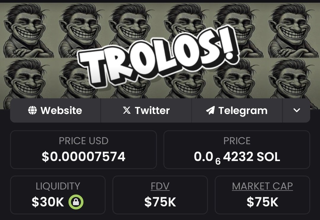 Sagedini's tweet photo. Play on $trolos 

5NR5pLu7y6VPr2KAL8s8U6gvcFTaiKhJTnAgsvwBpump https://t.co/BEoyy1V1QX