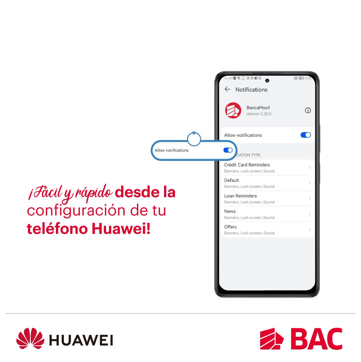 BACCredomaticSV's tweet photo. 💡 Mantente actualizado de todo lo nuevo con la ayuda de las notificaciones push.
𝗔𝗰𝘁𝗶𝘃𝗮 𝗹𝗮𝘀 𝗻𝗼𝘁𝗶𝗳𝗶𝗰𝗮𝗰𝗶𝗼𝗻𝗲𝘀 𝗽𝘂𝘀𝗵 𝗱𝗲 𝗻𝘂𝗲𝘀𝘁𝗿𝗮 𝗮𝗽𝗽 𝗱𝗲 𝗕𝗮𝗻𝗰𝗮 𝗠𝗼́𝘃𝗶𝗹 📲 para que estes al tanto de las últimas novedades y promociones. 💰
#BACInnova https://t.co/ITv5DTePie