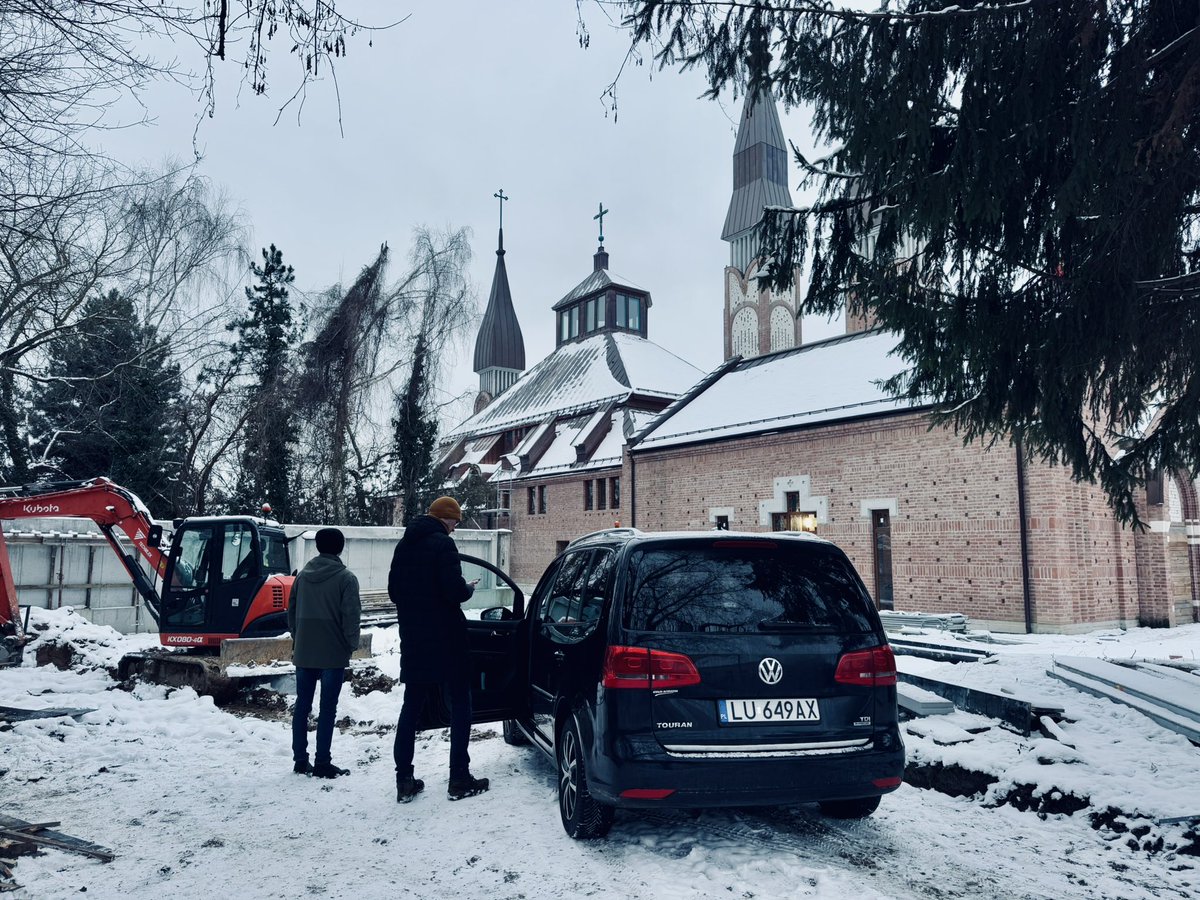 Trzeci dzień zdjęć do ‚Dzieci Golgoty’ — tym razem w mroźnym Lublinie. Dziękuję wspaniałej ekipie!