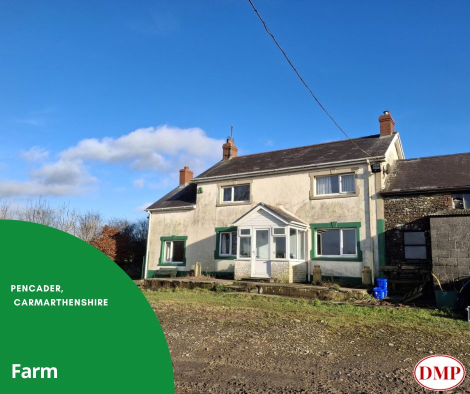 DMP_Wales's tweet photo. Farm for sale Pencader Carmarthenshire
Llynddwr Uchaf is a delightful farm on the outskirts of Pencader situated just off the county road. The holding extends to approx 54.5 acres https://t.co/3GCnfIAemX https://t.co/zyU1x2qo8M