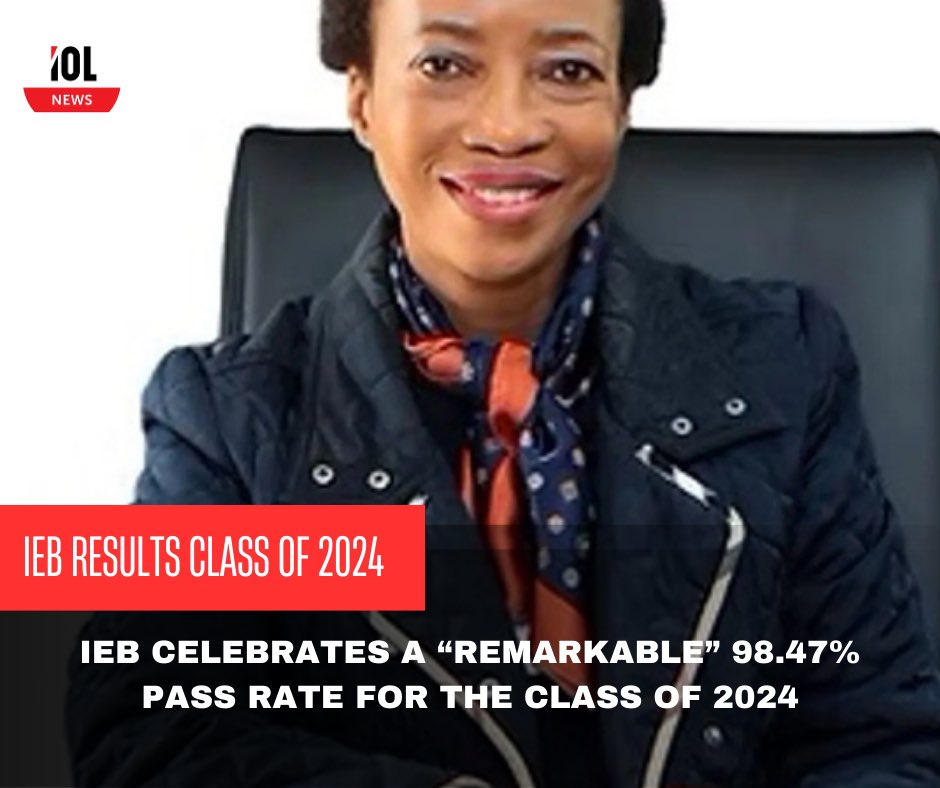 IOL's tweet photo. Celebrations erupted in private schools across the country as the Independent Examinations Board (IEB) announced an overall pass rate of 98.47% for the 2024 National Senior Certificate (NSC) examinations.
#news #education #IEB #MatricResults #passrate
Read on
https://t.co/j8uWAMQg4u