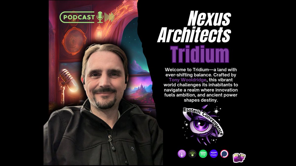 Creator Tony Wooldridge takes us behind the scenes of his brilliant fantasy setting in the latest *Esoteric Convergence Podcast* episode!  

🎧 **Listen now** to discover the secrets of Tridium and see how it can inspire your next adventure!  

#FantasyWorldbuilding  #TTRPG