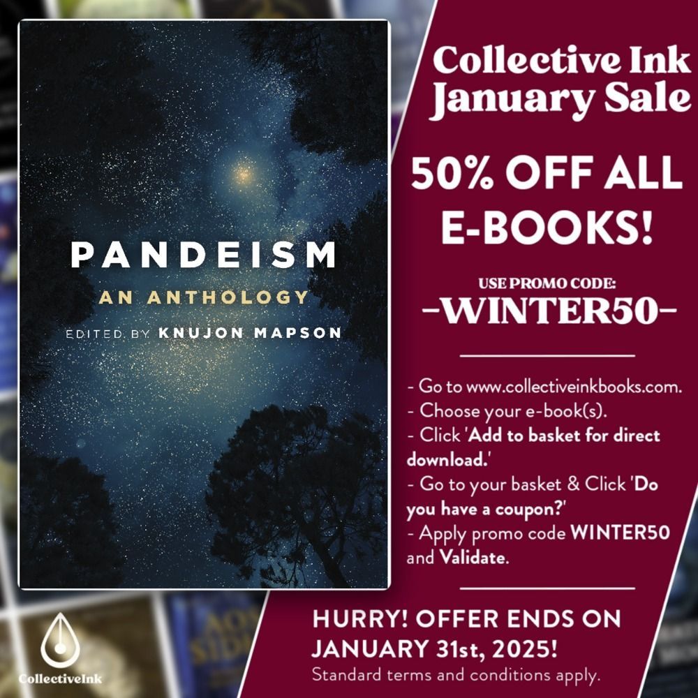 TheBookTweeters's tweet photo. Spread the word about the Collective Ink January Sale -- 50% off all e-books at https://t.co/IpWtPw5tIs -- the perfect time to get your Pandeism Anthology!!

#OBooks #CollectiveInk #JanuarySale #HalfOff #Pandeism #PandeismAnthology -o- https://t.co/0F5HWo2WTe