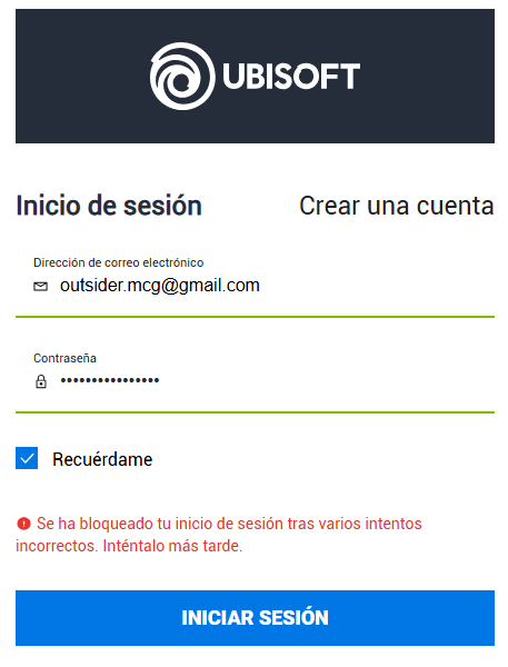 MCGOutsider's tweet photo. @UbisoftLatam hace como 2 semanas que estoy con este problema! hasta cuando tengo que esperar? o como se soluciona? https://t.co/0hN0WYgRA1