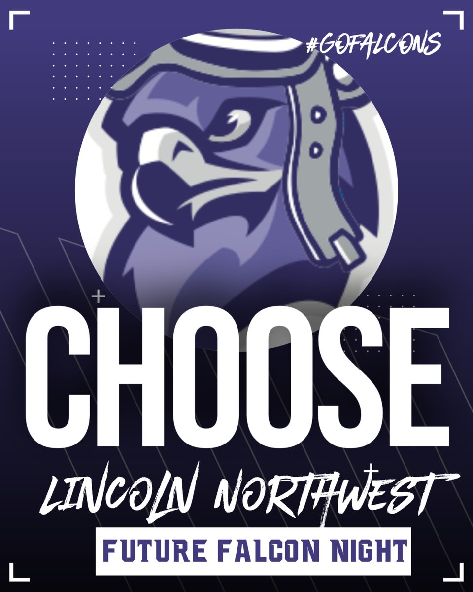 LNWFBall's tweet photo. 🚨FUTURE FALCON NIGHT IS TONIGHT‼️
Come out to LNW TONIGHT from 6:30-8:30 and see why Lincoln Northwest is a GREAT fit for you‼️
#GoFalcons #FalconWay https://t.co/SIbYQ7LIBj