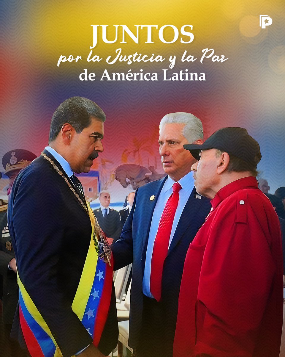 🌟✊ La revolución es el latido inquebrantable de los pueblos libres, el fuego que arde en cada rincón de nuestra América Latina. Es la fuerza colectiva que desafía las cadenas del imperialismo y construye con dignidad un futuro de justicia, paz y soberanía.