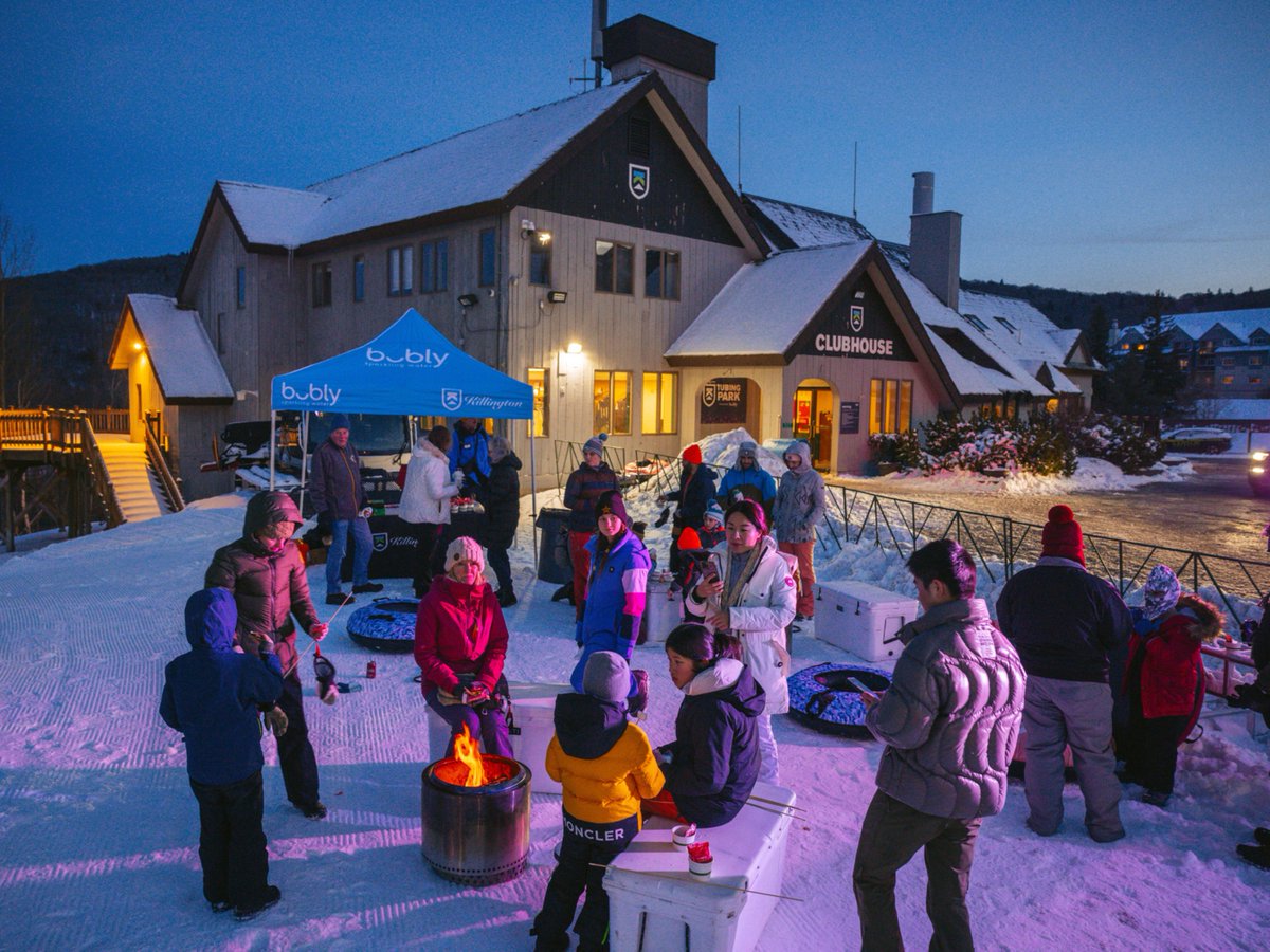KillingtonMtn's tweet image. Slide on down to Tubing Night presented by bubly. Join us at the Killington Tubing Park from 4:00 p.m. - 6:00 p.m. on Friday, January 17th for a family-friendly night of tubing and s'more!

See more details and find tickets: bit.ly/40sMyKz

@bublywater 

#Killington