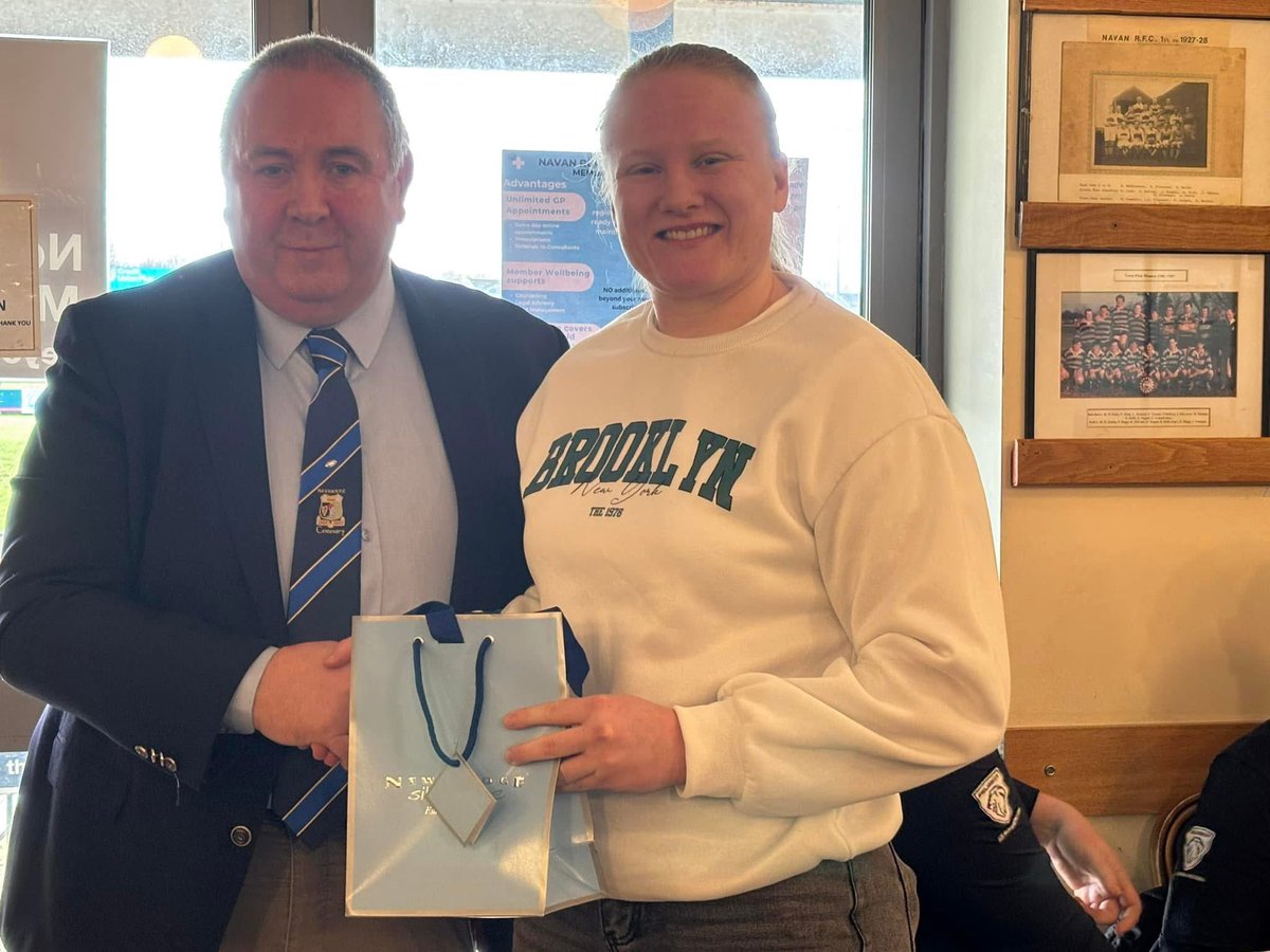 Slane_Road_Bohs's tweet photo. Delighted to meet Leinster & Ireland player Aoife Wafer at the @Navanrfc Brunch yesterday.
To cap an excellent day, our @NavanLadiesRFC J1 team had an excellent win.
Also managed to win a couple of tickets to Al Porter, courtesy of @TheCentralNavan πͺ
#navan100
#navantothecore https://t.co/RjXJF5hjmf
