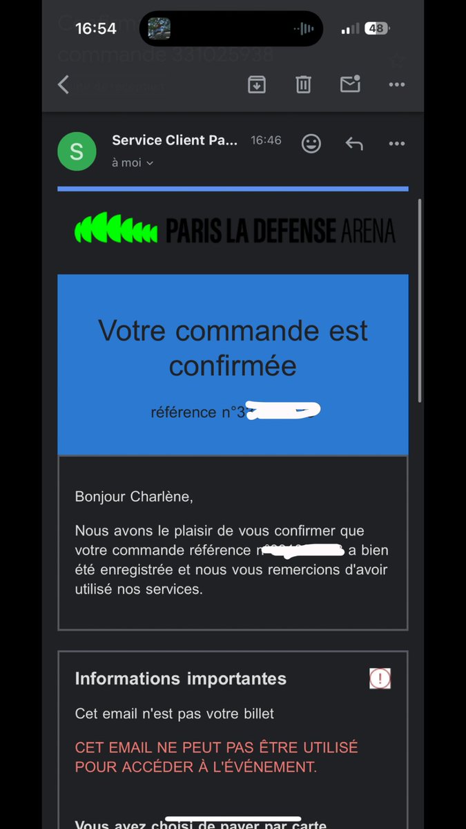 charleneplle's tweet photo. Hello je vends 2 places en catégorie 2 au prix d’achat soit ensembles soit à l’unité car elles ne sont pas à côté. Preuve d’achat, remise en mains propre sur Paris possible, commentaire ou dm si intéressé ! 
#GalaDesPiècesJaunes #JHOPE #ROSE https://t.co/MMIFAbZOO0