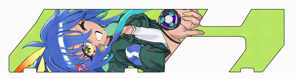 ベイバトルパスのシート新調用に描いたミライちゃんのイラストです。
