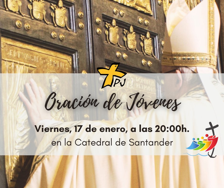 ORACIÓN DE JÓVENES

Encuentro, oración, música, Adoración… y mucho más.

📅 ¿Cuándo? El viernes, 17 de enero.

🕜 ¿A qué hora? A las 20:00h.

📍 ¿Dónde? En la Catedral de Santander.

¡Invita a todos! ¡Que no falte nadie!

#OJJO