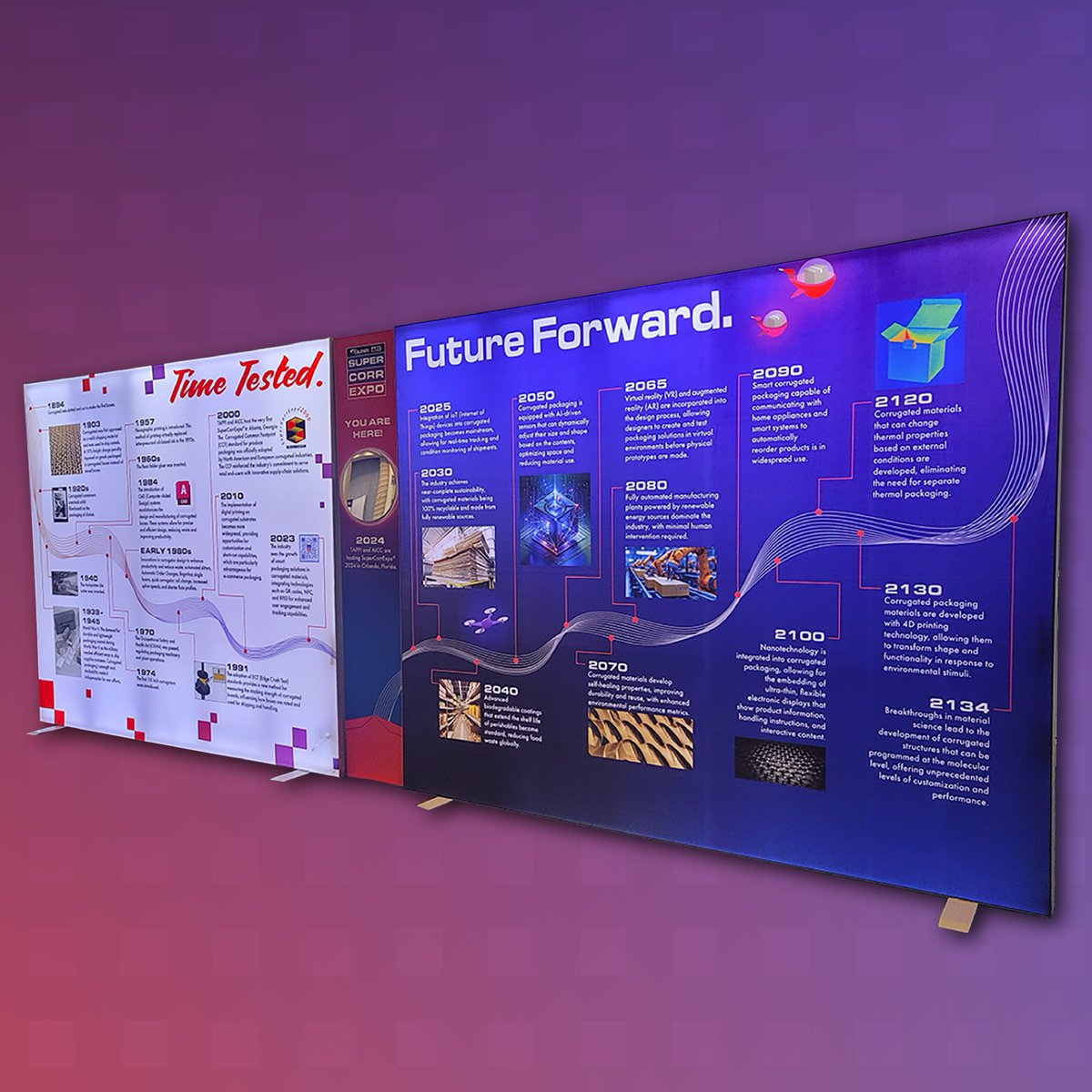 Adducomm's tweet photo. For SuperCorrExpo 2024, we transformed the Orlando convention center into an innovative meeting space. With the help of Adduco's eye-catching signage and designs, your team's events can transform into a branded space that reflects the brand's values >> https://t.co/Be8EnbYCTe https://t.co/qXQYqLnc8l