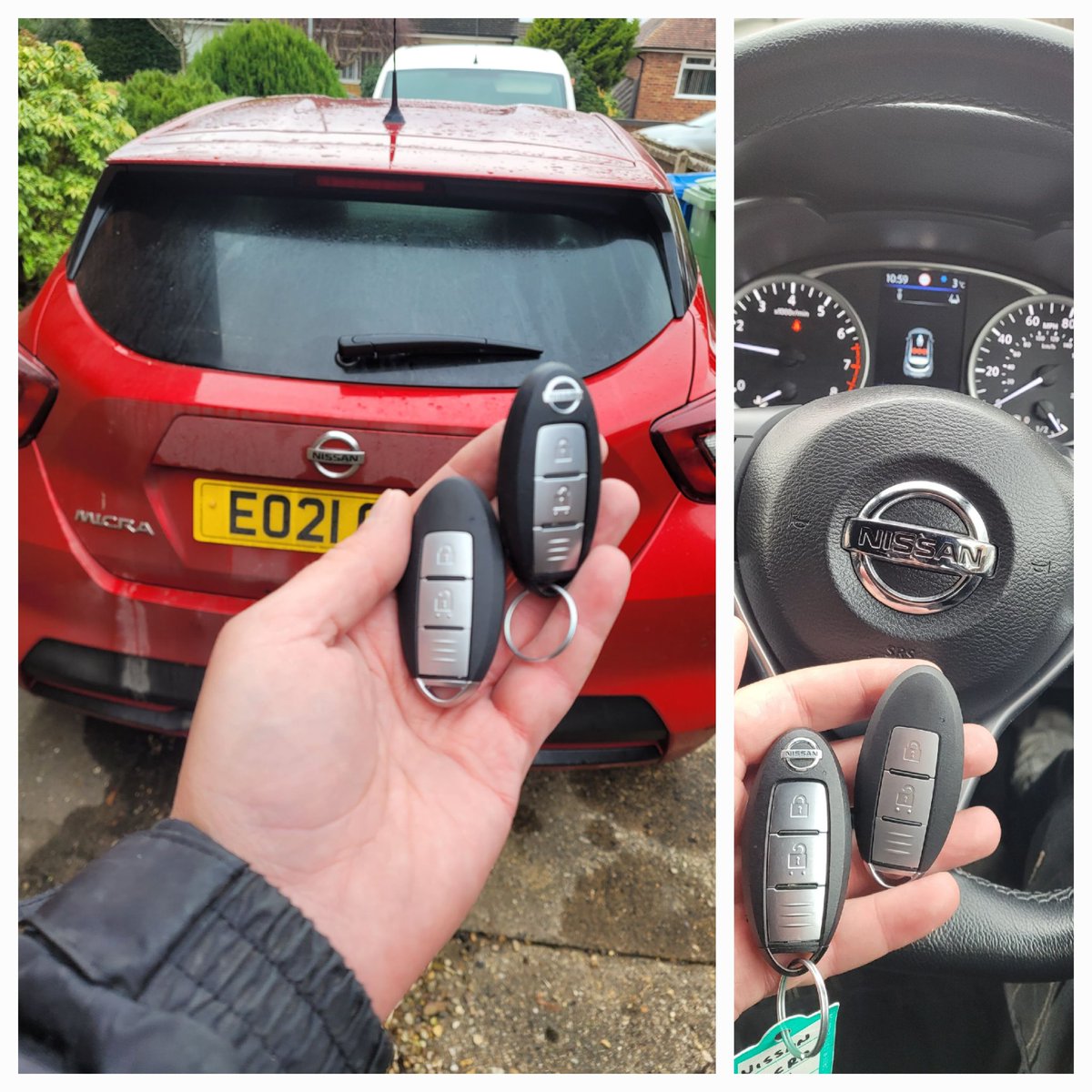 AutoHull's tweet image. Nissan micra keyless remote car key 2021 supplied cut and programmed by Hull auto locksmith, all done onsite at customers home in cottingham. carremotekeyshull.co.uk #carkeyshull #hullautolocksmith #autolocksmith