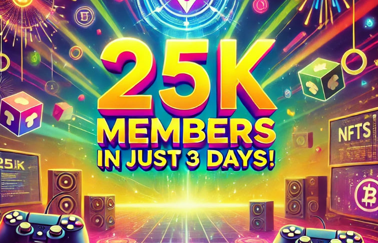 Social_GGP's tweet photo. OMG! 🤯

Our community just hit 25k members in only 3 days since launching the channel! 🚀🎉

Thank you for the incredible support. 
This is just the beginning—stay tuned for what’s coming next! 💪 

#GGProtocol #GameFi #FinalSeal https://t.co/FpbRnN1isD