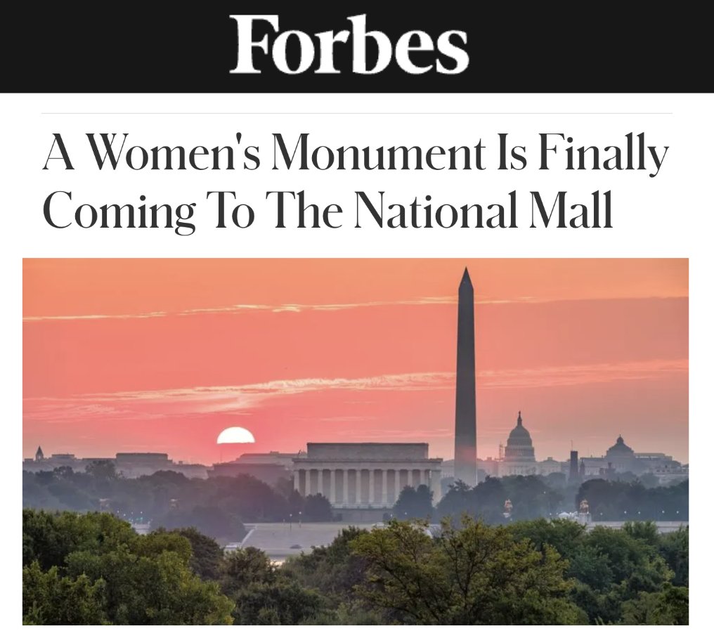 With this monument, we are honoring our past and inspiring our future. Now, young girls who travel to our nation’s capital will have the chance to see themselves reflected in this tribute to those who fought for the rights we have today.
