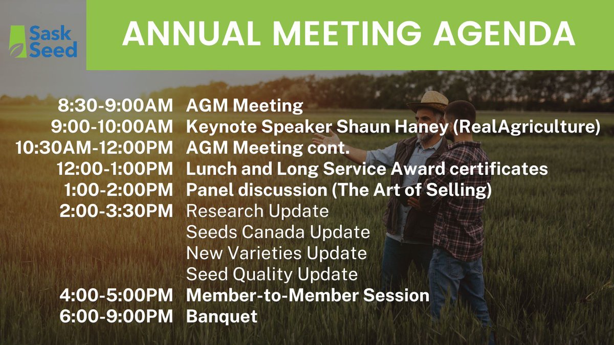 A peak at the agenda for our upcoming meeting on January 15!