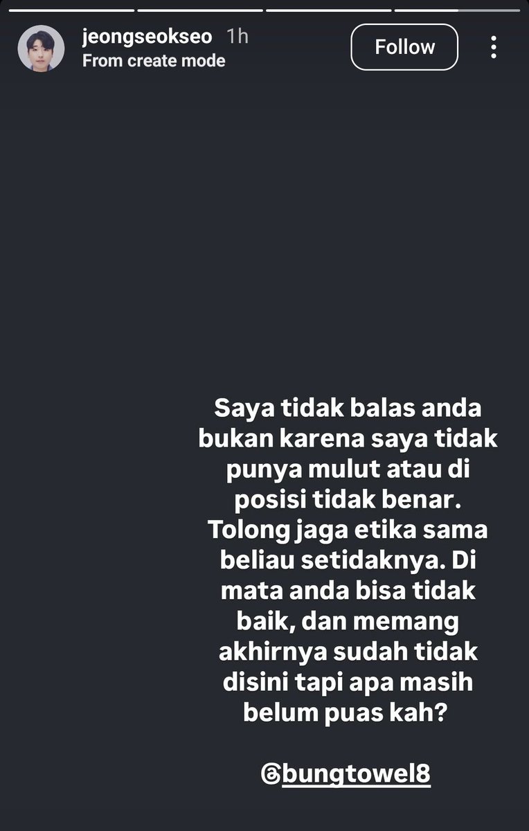 Jeje angkat bicara. Sudah kelewatan memang. 😕