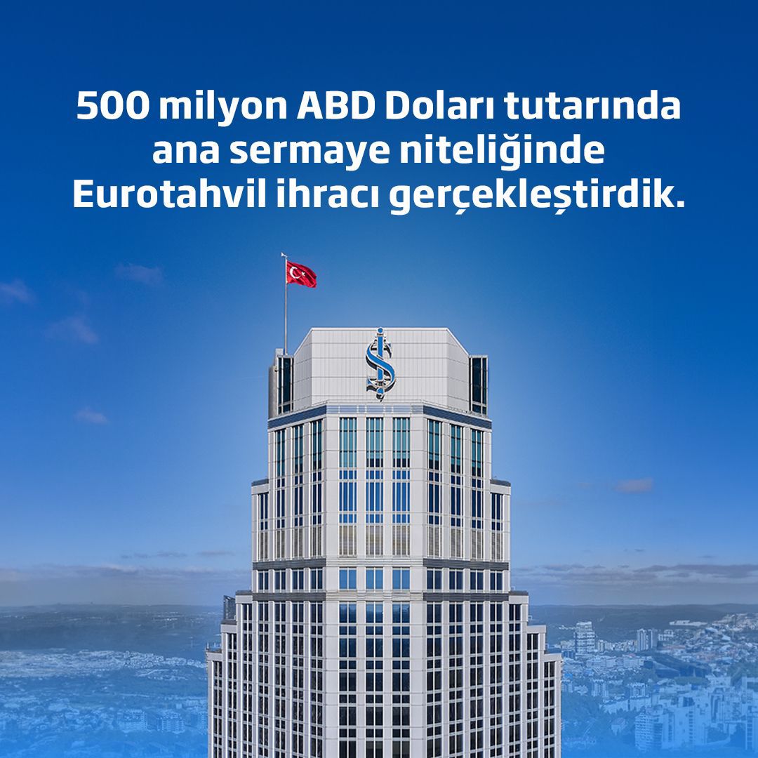 Uluslararası piyasalarda ilk ilave ana sermaye nitelikli ve 2025 yılında Türkiye’den yapılan ilk ihraç olma özelliğini taşıyan 500 milyon ABD doları tutarında Eurotahvil ihracı gerçekleştirdik.