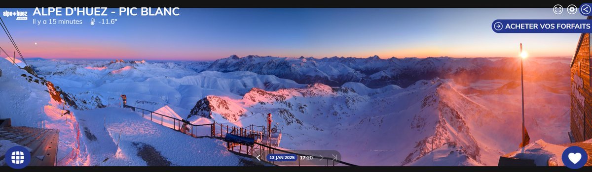 skaping's tweet photo. Une fin de journée comme on les aime 🌞
#webcam #tourisme #sunset 
@alpedhuez @Chamrousse1700  @Collet_Allevard 
@Meteovilles  @meteofrance @MeteoExpress 
@skipass @SkiinfoFrance https://t.co/BxBjtOmCEC