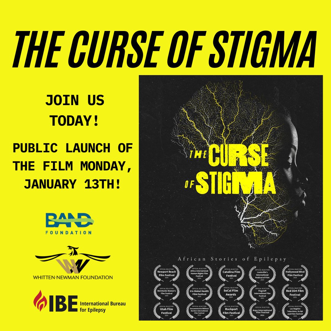 The Curse of Stigma Film reveals the experiences of African families living with epilepsy, illustrating the profound impact of cultural misconceptions and stigma. Join us today for the public launch of The Curse of Stigma Film! thecurseofstigma.org