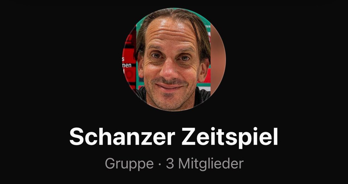 Kannst eigentlich auch keinem erzählen, dass das seit drei Jahren das Titelbild unserer <a href="/zeitspiel_in/">Schanzer Zeitspiel</a> WhatsApp Gruppe ist