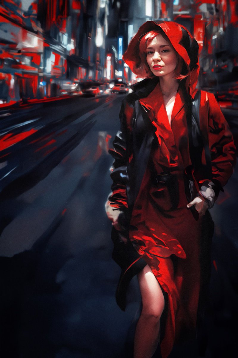 barhatovcom's tweet photo. Carinetta in St. Petersburg (noir-red version)
MD: Carina Reshetova
#insightface. #Midjourney #Adobe #Firefly #aiportrait #girl #woman #face #portrait #streetportrait #female #people #model #modelcarinareshetova #carinettasataness #aiartwork #aiartmood #aiartcommunity #ai #art https://t.co/LSQCPYMwzF